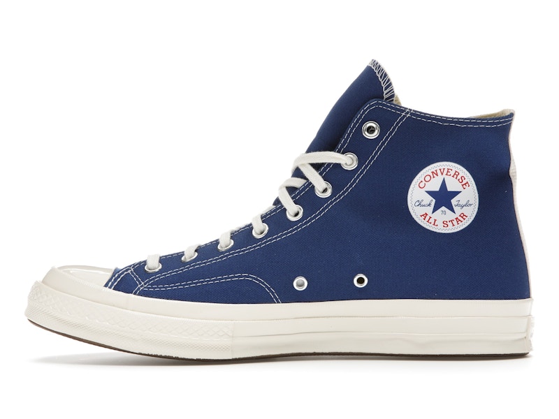 Converse Chuck Taylor All Star 70 Hi Comme des Garcons PLAY Blue Quartz - image 19