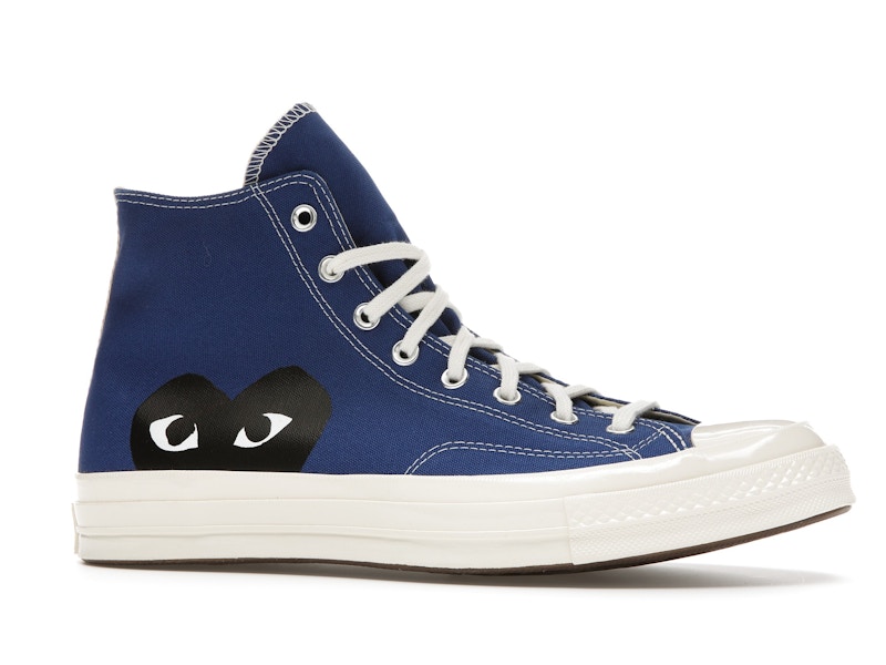 Converse Chuck Taylor All Star 70 Hi Comme des Garcons PLAY Blue Quartz - image 3
