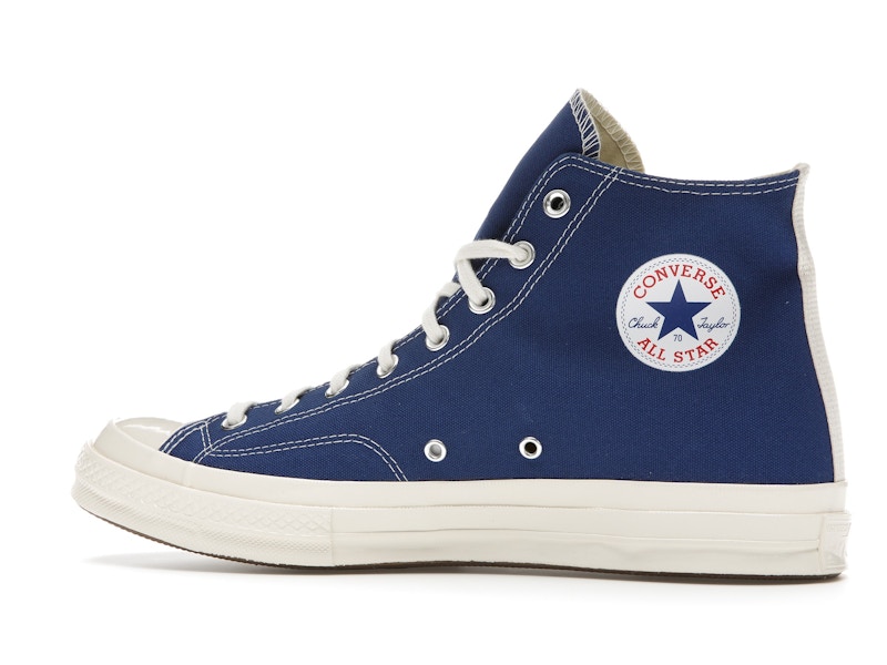 Converse Chuck Taylor All Star 70 Hi Comme des Garcons PLAY Blue Quartz - image 21