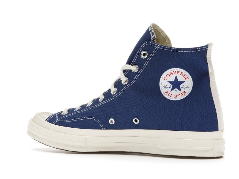 Converse Chuck Taylor All Star 70 Hi Comme des Garcons PLAY Blue Quartz - image 22