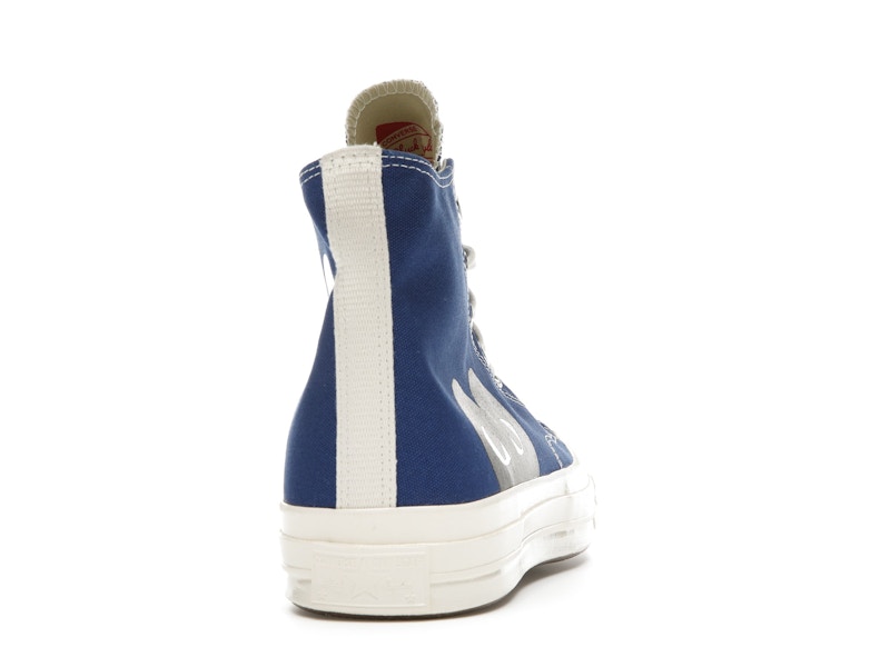 Converse Chuck Taylor All Star 70 Hi Comme des Garcons PLAY Blue Quartz - image 29