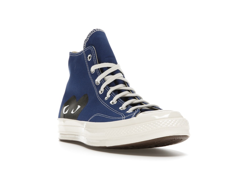 Converse Chuck Taylor All Star 70 Hi Comme des Garcons PLAY Blue Quartz - image 7