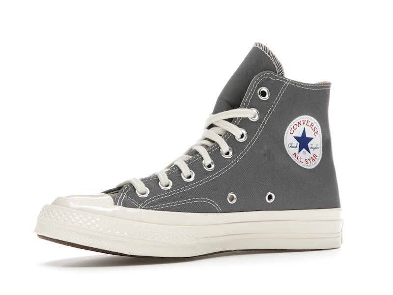 Converse Chuck Taylor All Star 70 Hi Comme des Garcons PLAY Grey - image 16