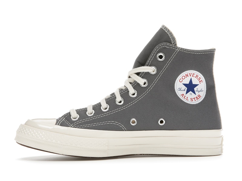 Converse Chuck Taylor All Star 70 Hi Comme des Garcons PLAY Grey - image 18