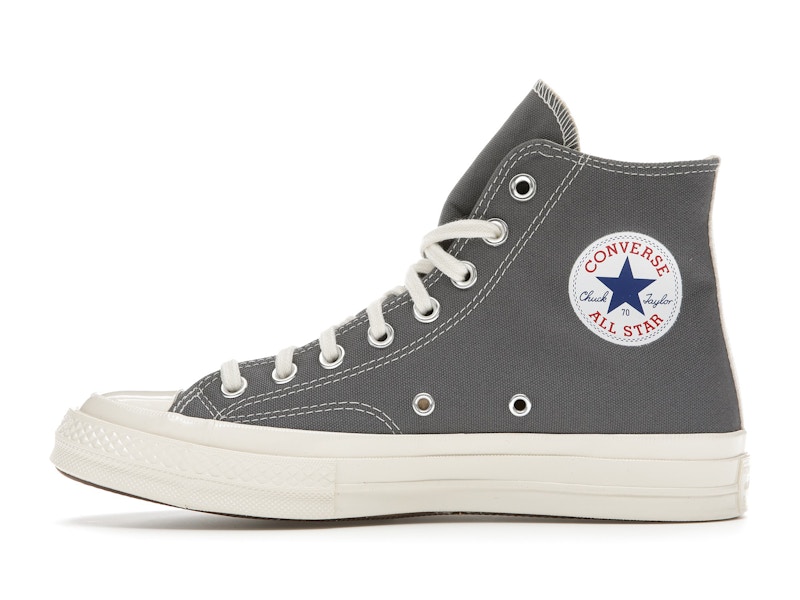 Converse Chuck Taylor All Star 70 Hi Comme des Garcons PLAY Grey - image 19