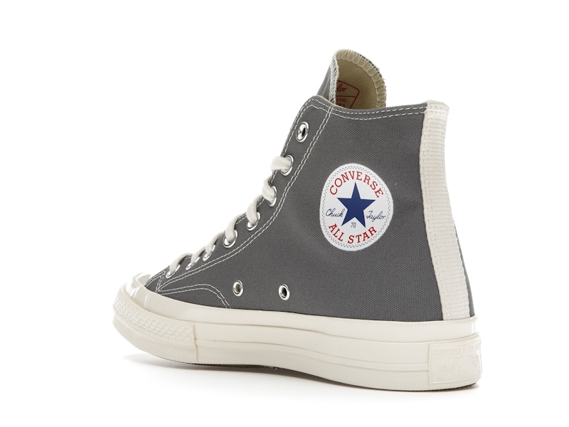 Converse Chuck Taylor All Star 70 Hi Comme des Garcons PLAY Grey - image 24