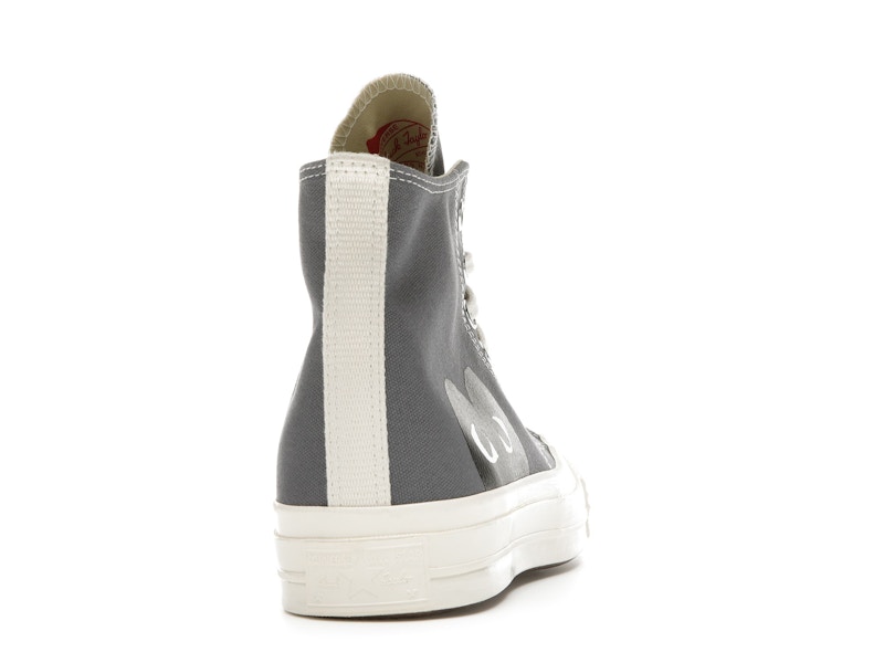 Converse Chuck Taylor All Star 70 Hi Comme des Garcons PLAY Grey - image 29