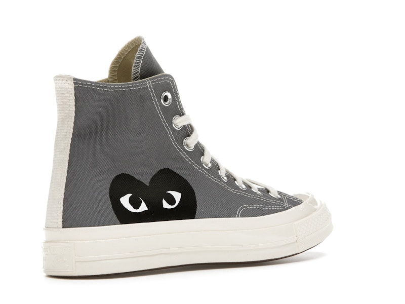 Converse Chuck Taylor All Star 70 Hi Comme des Garcons PLAY Grey - image 33