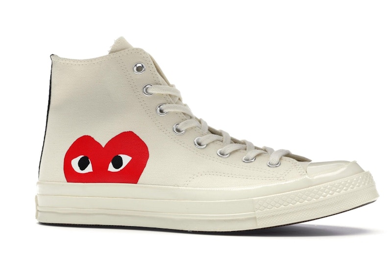 Converse Chuck Taylor All Star 70 Hi Comme des Garcons PLAY White - image 3