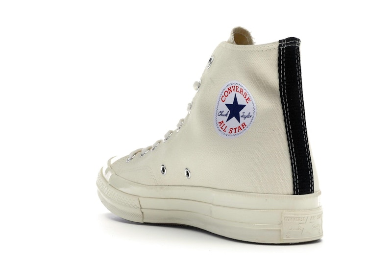 Converse Chuck Taylor All Star 70 Hi Comme des Garcons PLAY White - image 25