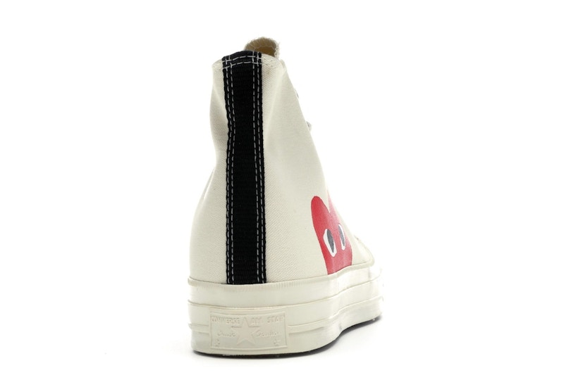 Converse Chuck Taylor All Star 70 Hi Comme des Garcons PLAY White - image 29