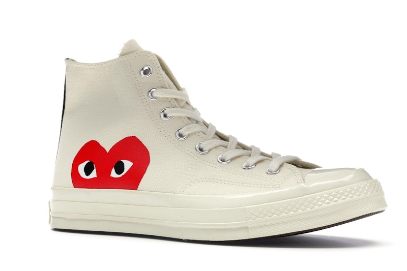 Converse Chuck Taylor All Star 70 Hi Comme des Garcons PLAY White - image 4