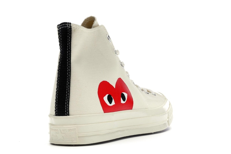Converse Chuck Taylor All Star 70 Hi Comme des Garcons PLAY White - image 31