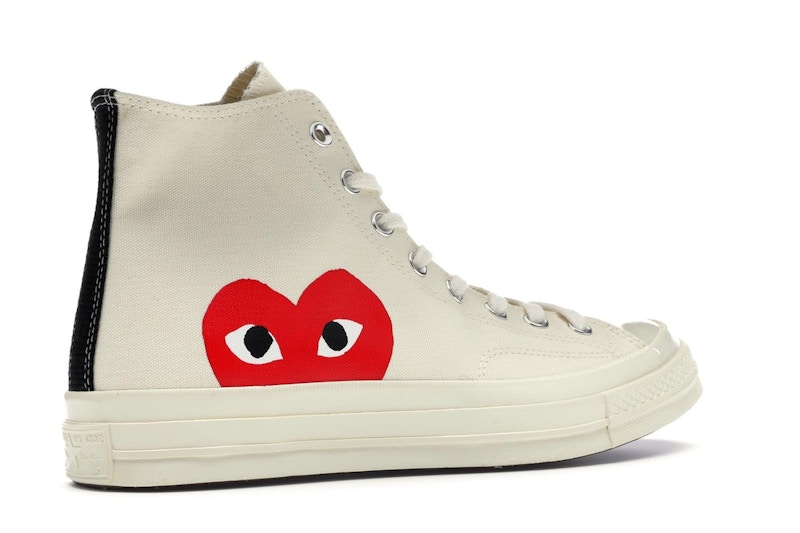 Converse Chuck Taylor All Star 70 Hi Comme des Garcons PLAY White - image 34