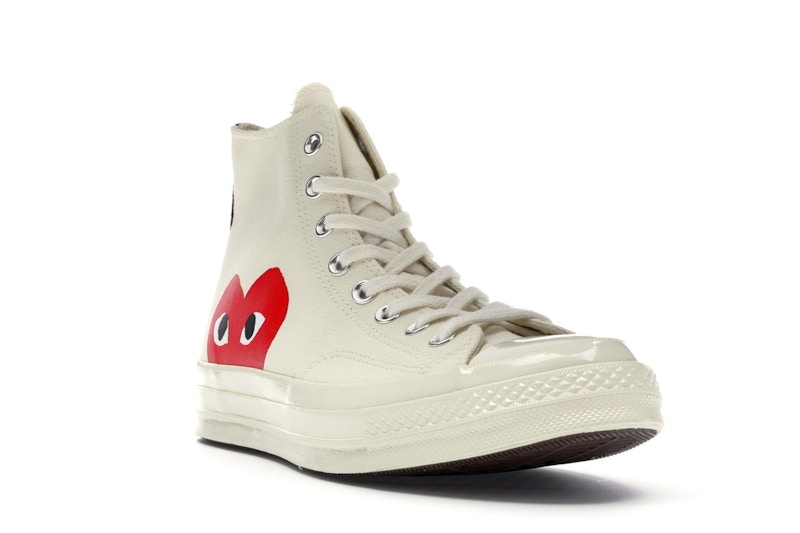 Converse Chuck Taylor All Star 70 Hi Comme des Garcons PLAY White - image 7