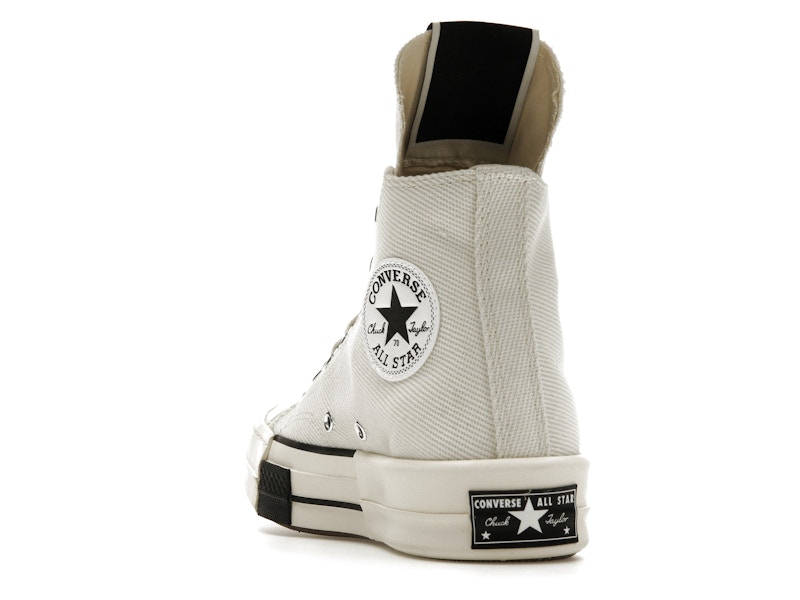 Converse DRKSTAR Chuck Taylor All Star 70 Hi Rick Owens DRKSHDW White - image 26