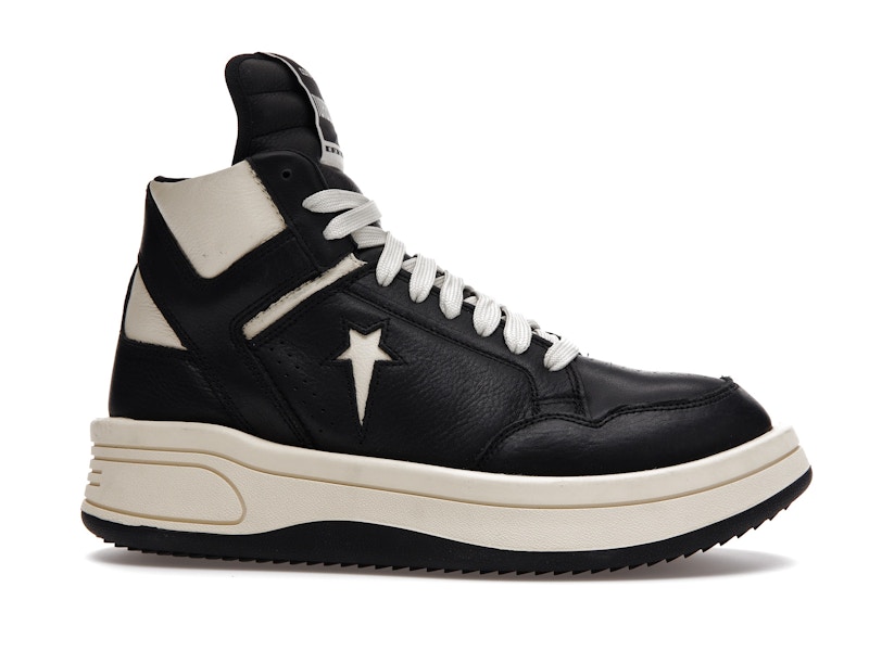 Converse TURBOWPN Mid Rick Owens DRKSHDW Black Cloud Cream - image 2