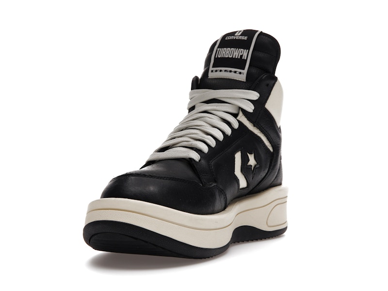 Converse TURBOWPN Mid Rick Owens DRKSHDW Black Cloud Cream - image 13