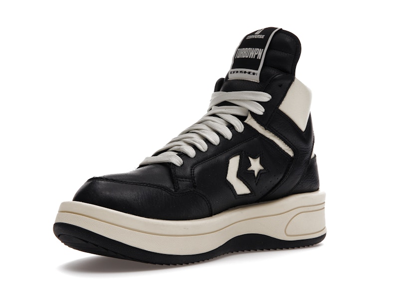 Converse TURBOWPN Mid Rick Owens DRKSHDW Black Cloud Cream - image 15