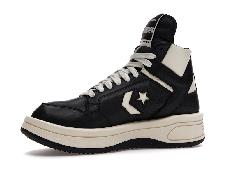 Converse TURBOWPN Mid Rick Owens DRKSHDW Black Cloud Cream - image 17