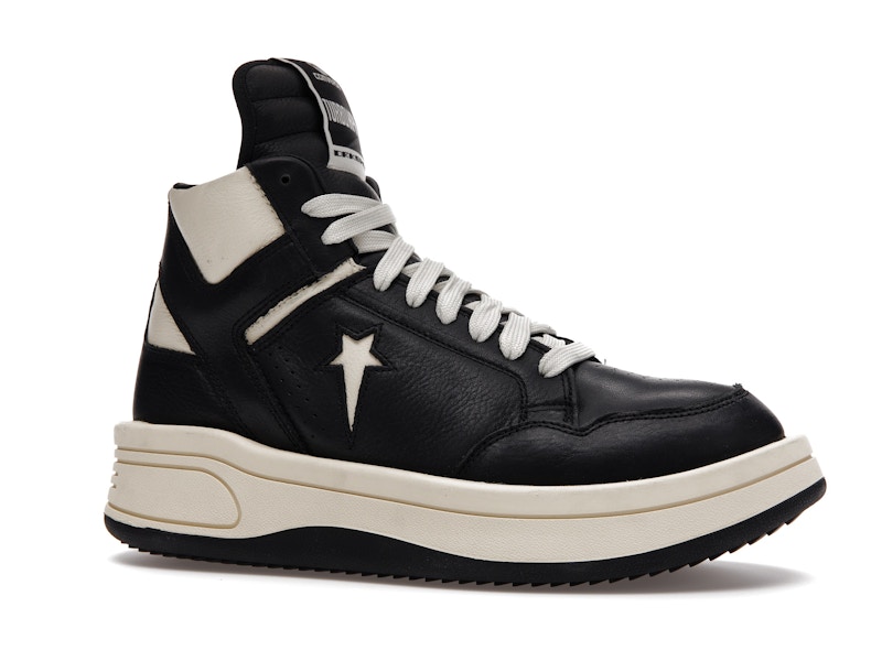 Converse TURBOWPN Mid Rick Owens DRKSHDW Black Cloud Cream - image 3