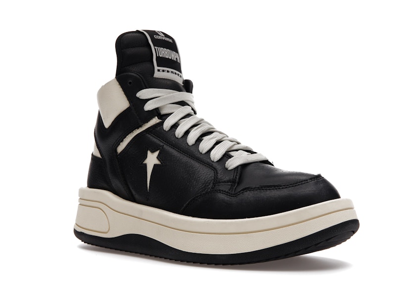 Converse TURBOWPN Mid Rick Owens DRKSHDW Black Cloud Cream - image 5