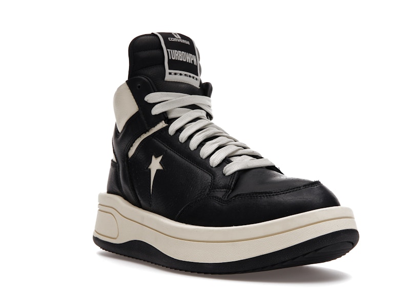 Converse TURBOWPN Mid Rick Owens DRKSHDW Black Cloud Cream - image 6