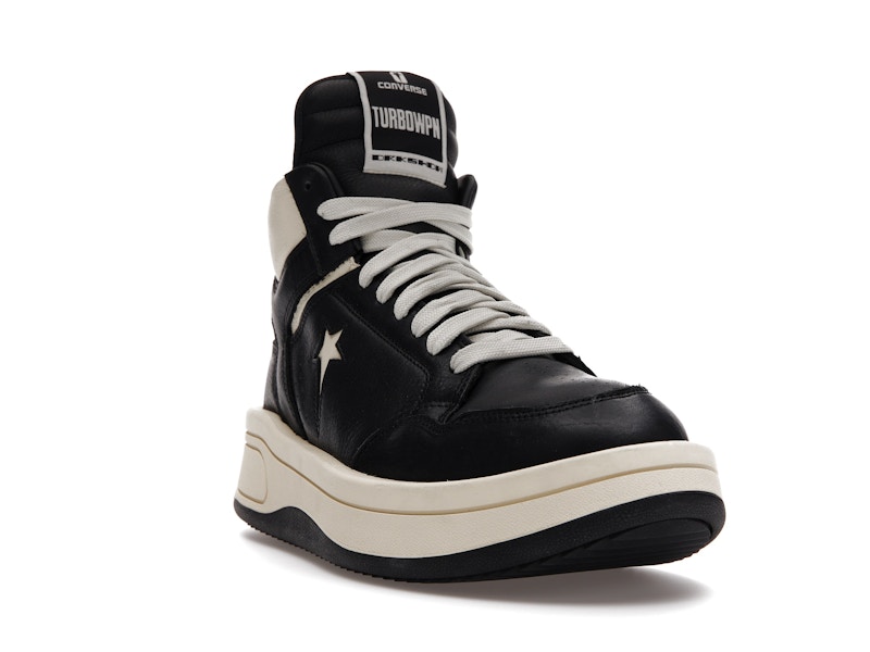 Converse TURBOWPN Mid Rick Owens DRKSHDW Black Cloud Cream - image 7