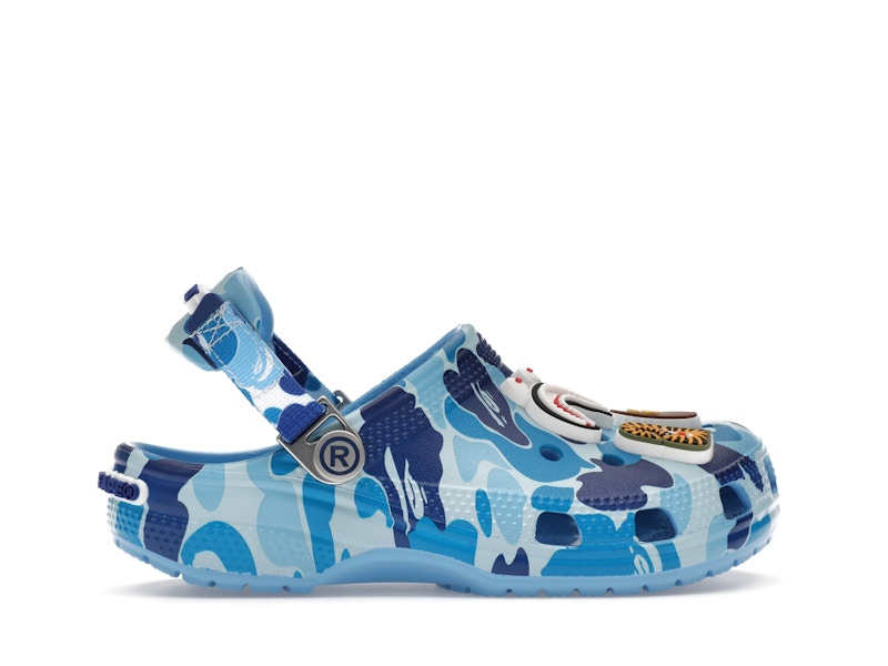 Crocs Classic Clog A Bathing Ape ABC Camo Blue (Kids)