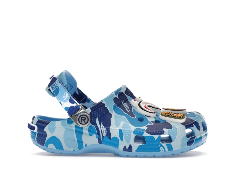 Crocs Classic Clog A Bathing Ape ABC Camo Blue (Kids) - image 2