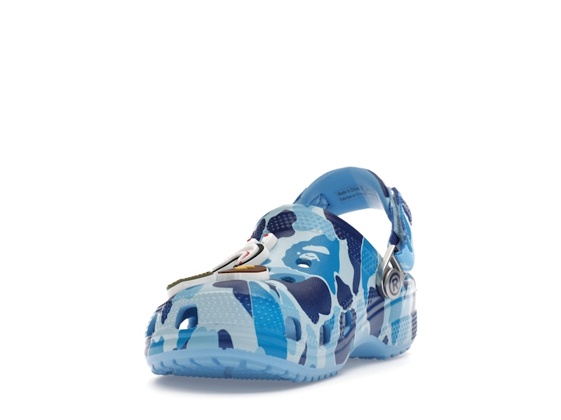 Crocs Classic Clog A Bathing Ape ABC Camo Blue (Kids) - image 13