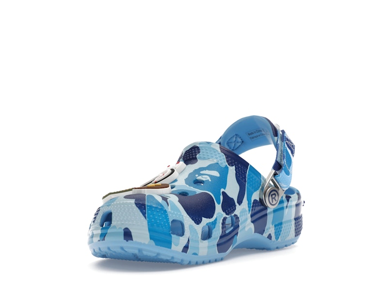 Crocs Classic Clog A Bathing Ape ABC Camo Blue (Kids) - image 14