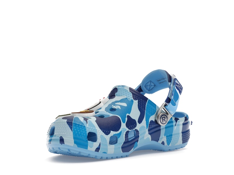 Crocs Classic Clog A Bathing Ape ABC Camo Blue (Kids) - image 15