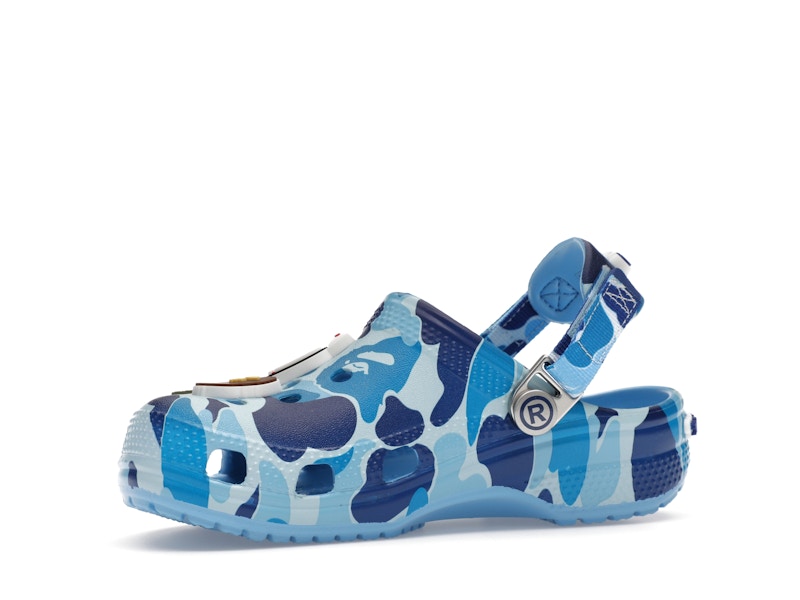 Crocs Classic Clog A Bathing Ape ABC Camo Blue (Kids) - image 17