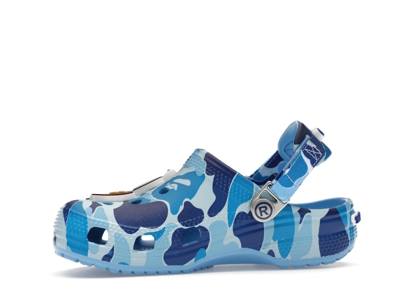 Crocs Classic Clog A Bathing Ape ABC Camo Blue (Kids) - image 18