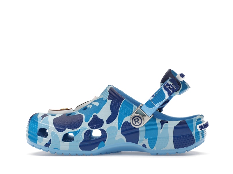 Crocs Classic Clog A Bathing Ape ABC Camo Blue (Kids) - image 20
