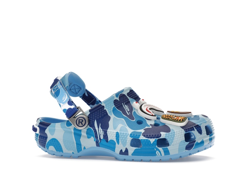 Crocs Classic Clog A Bathing Ape ABC Camo Blue (Kids) - image 3