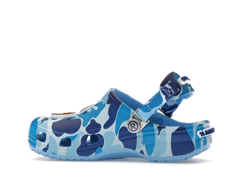 Crocs Classic Clog A Bathing Ape ABC Camo Blue (Kids) - image 21