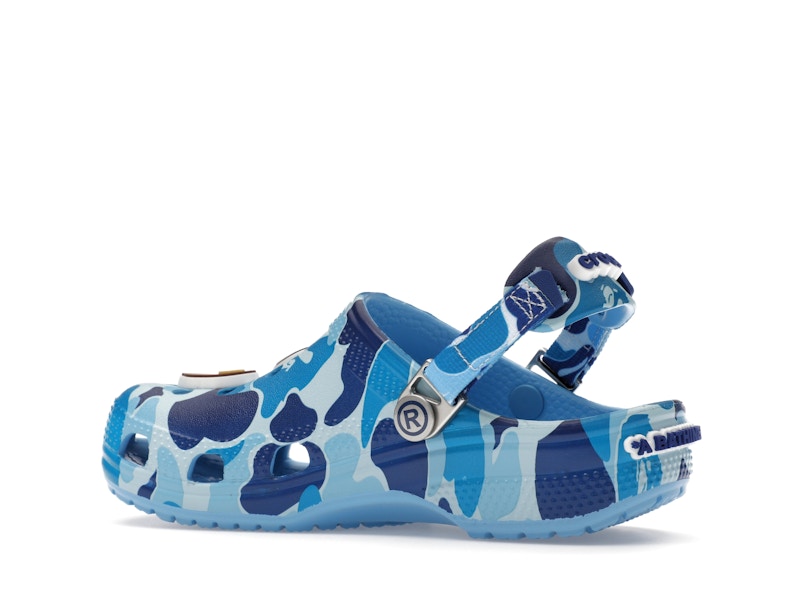 Crocs Classic Clog A Bathing Ape ABC Camo Blue (Kids) - image 22