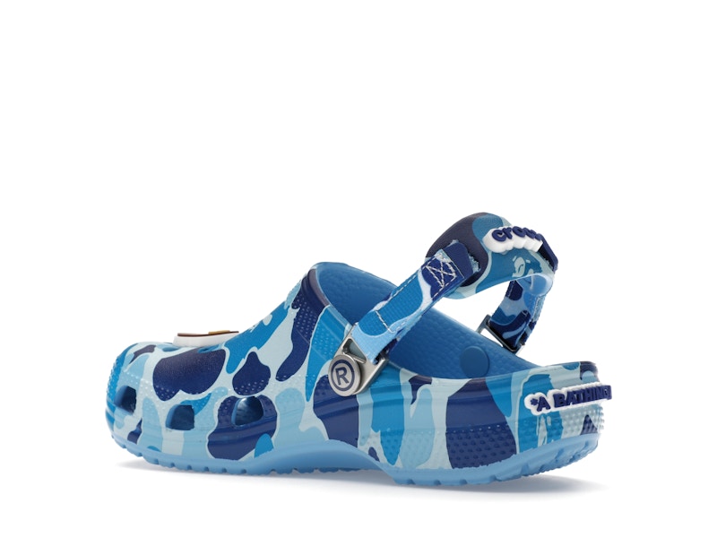Crocs Classic Clog A Bathing Ape ABC Camo Blue (Kids) - image 23