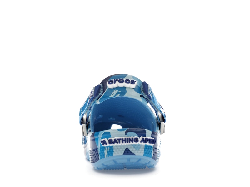Crocs Classic Clog A Bathing Ape ABC Camo Blue (Kids) - image 28