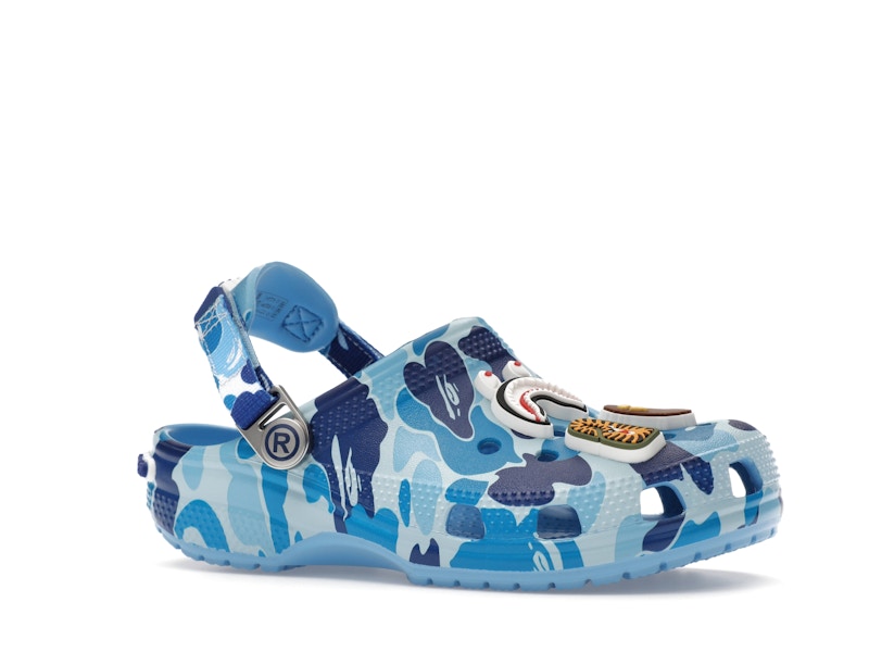 Crocs Classic Clog A Bathing Ape ABC Camo Blue (Kids) - image 4
