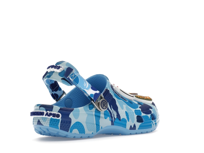 Crocs Classic Clog A Bathing Ape ABC Camo Blue (Kids) - image 33