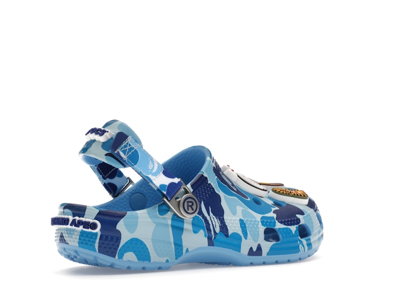 Crocs Classic Clog A Bathing Ape ABC Camo Blue (Kids) - image 34