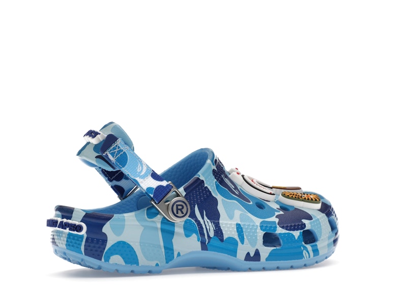 Crocs Classic Clog A Bathing Ape ABC Camo Blue (Kids) - image 35