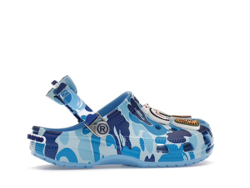 Crocs Classic Clog A Bathing Ape ABC Camo Blue (Kids) - image 36