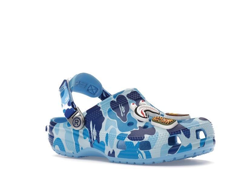 Crocs Classic Clog A Bathing Ape ABC Camo Blue (Kids) - image 5