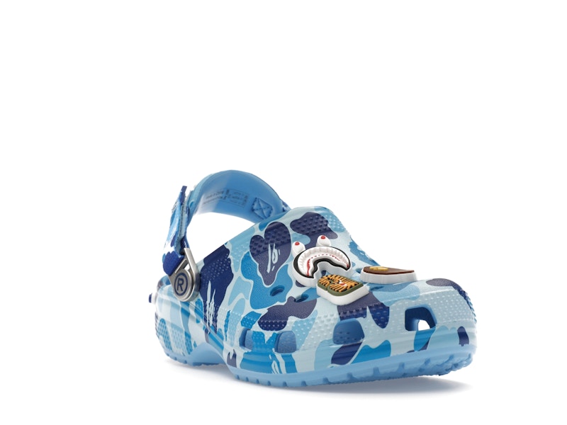 Crocs Classic Clog A Bathing Ape ABC Camo Blue (Kids) - image 7