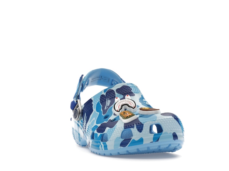 Crocs Classic Clog A Bathing Ape ABC Camo Blue (Kids) - image 8
