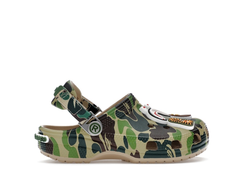 Crocs Classic Clog A Bathing Ape ABC Camo Green (Kids)
